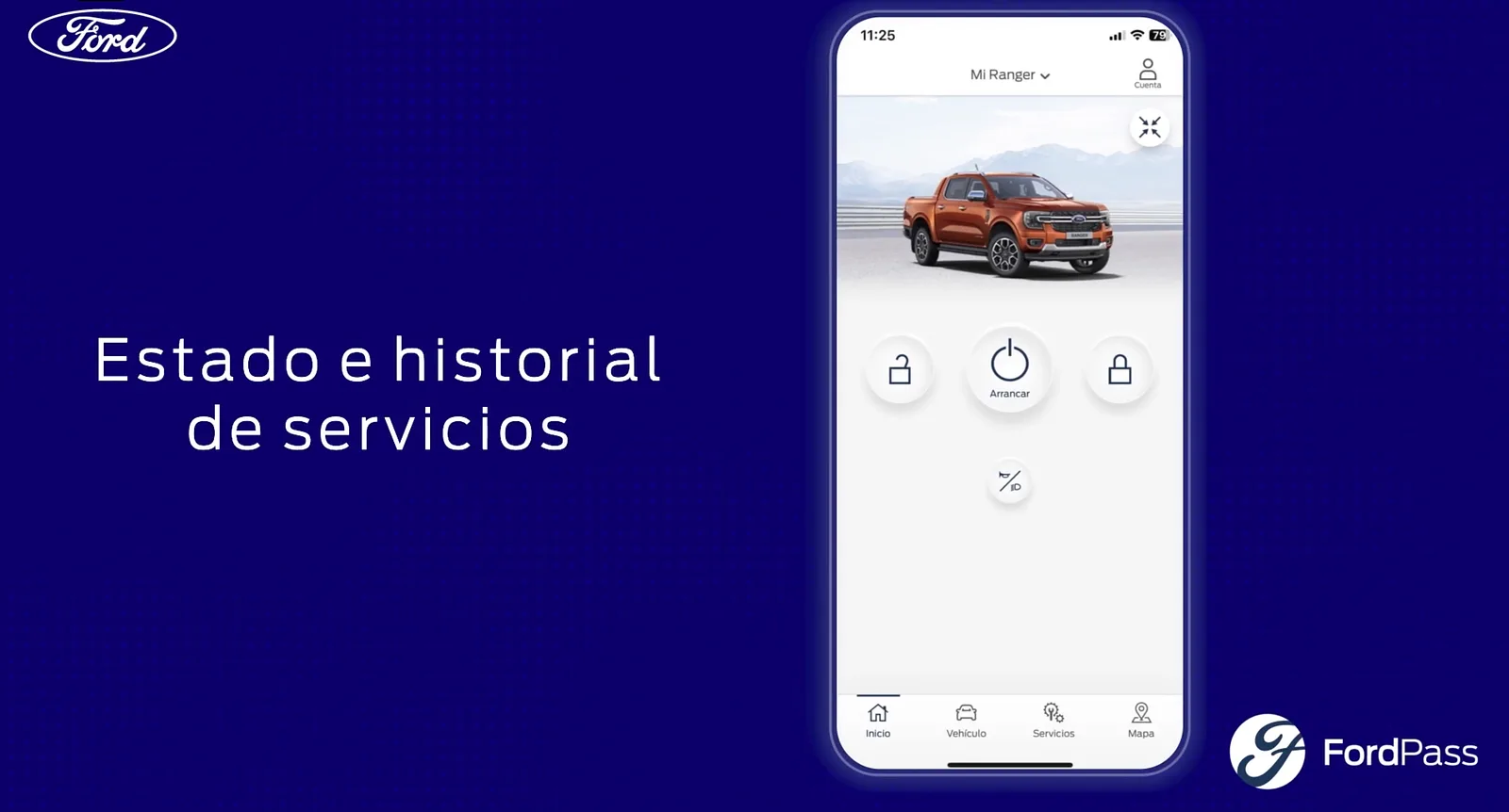 Estado e historial de servicios