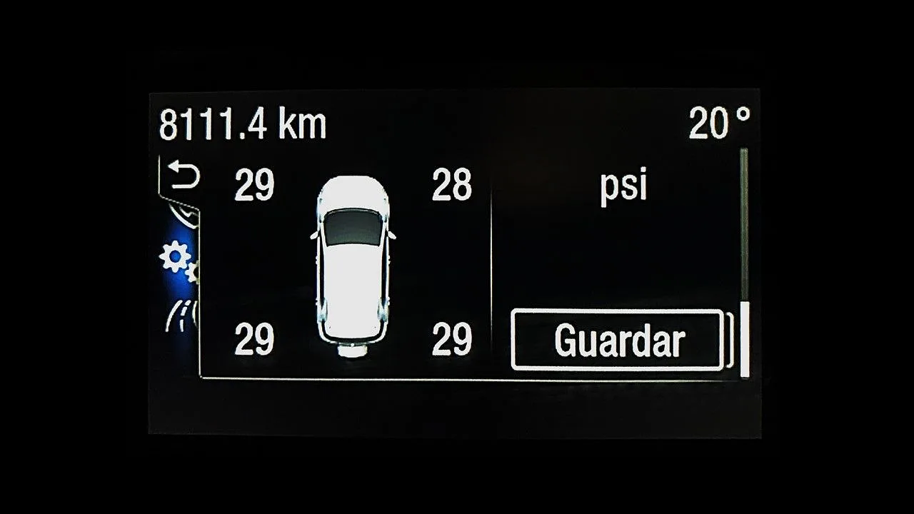 Sistema de monitoreo de presión de neumáticos