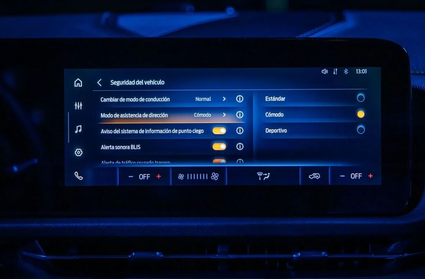 Modos de dirección seleccionables