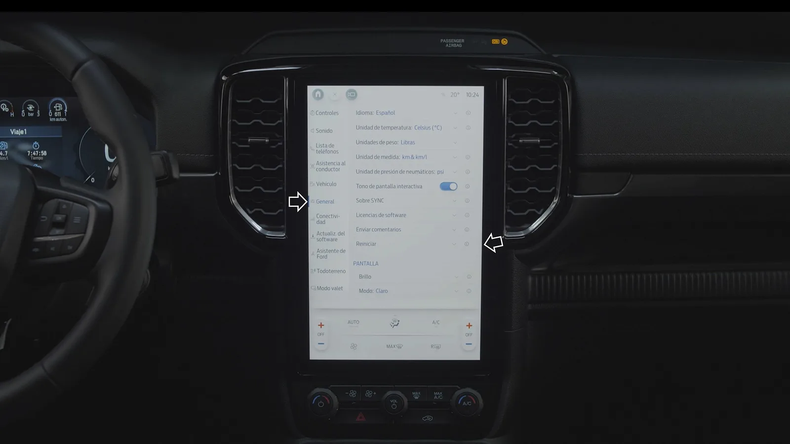 Reinicio de la Conectividad de FordPass™ Connect