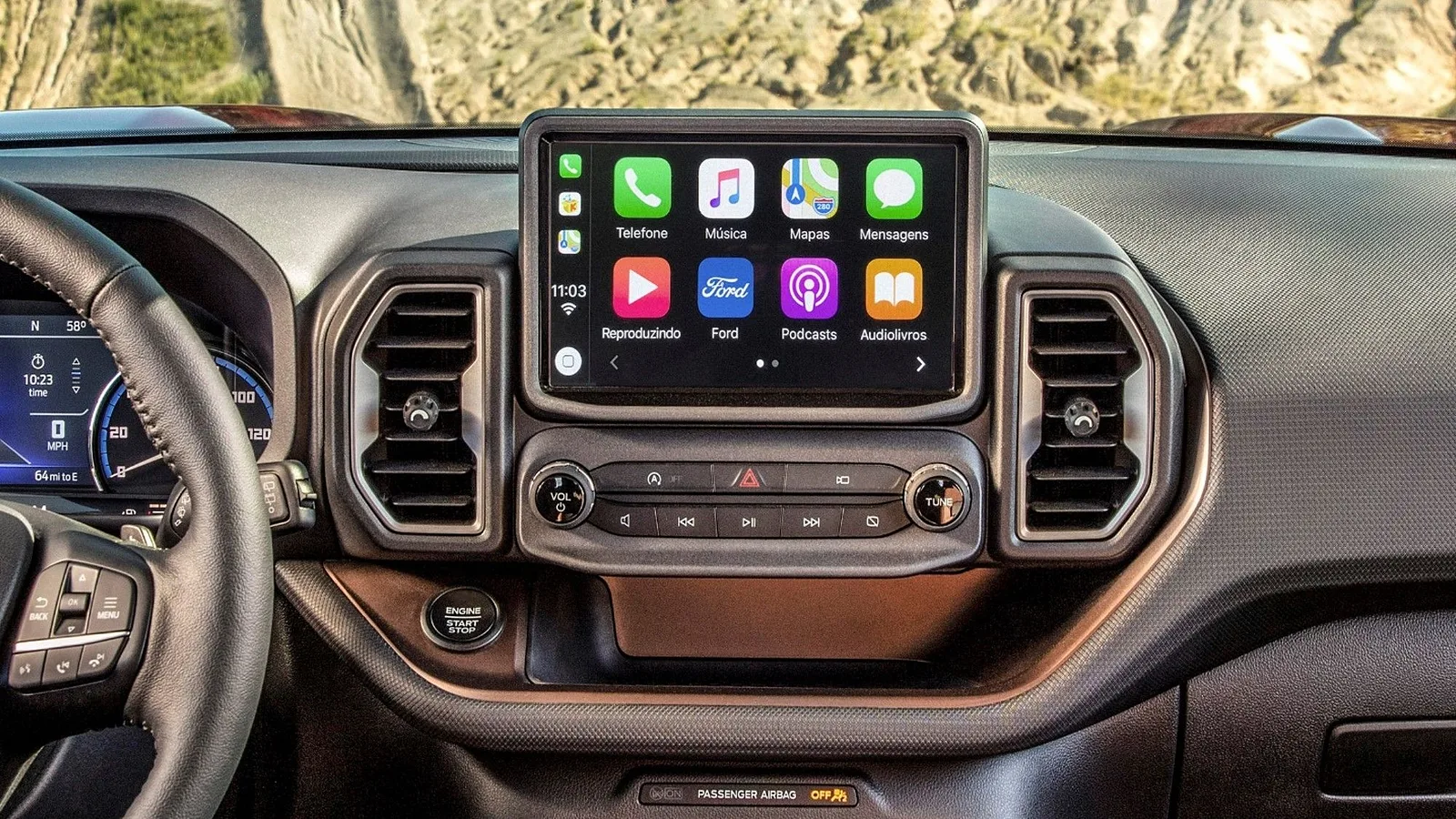 SYNC® 3 - Conectividade com Carplay & Android Auto